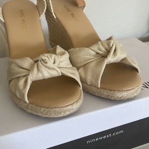 Nine West Jolly Espadrille Wedge Sandals